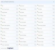 Hotel Sai Krishna menu 1