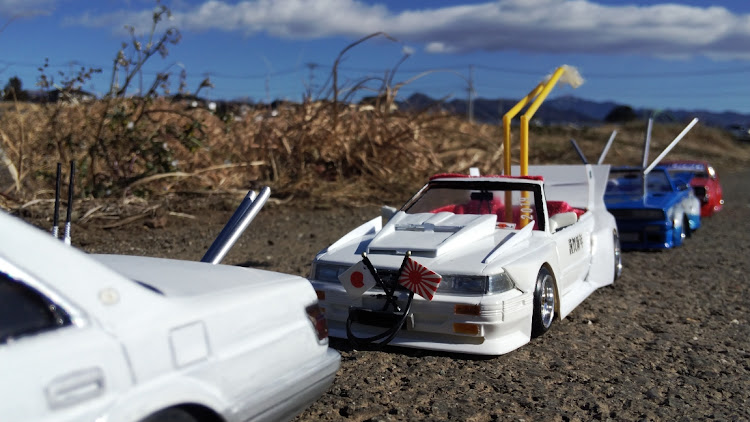 ハイゼットカーゴのプラモデル・卓上☆麗心愚・2019謹賀新年に関するカスタム事例の投稿画像8枚目