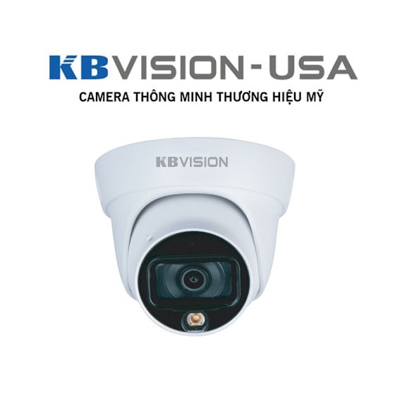 Camera 4 In1 Dome 2Mp Full Color Kbvision Kx - Cf2102L - Hàng Chính Hãng