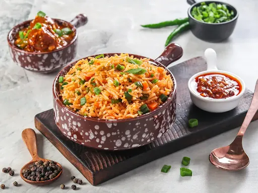 Schezwan Manchurian Rice