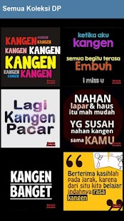 Koleksi DP Kata Kangen Rindu - náhled