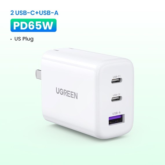 Ugreen Bộ Sạc Nhanh Usb 65W, 100W, 140W Cho Macbook Iphone 13 12 11 Hàng Chính Hãng