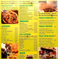 Amritsari Express menu 1