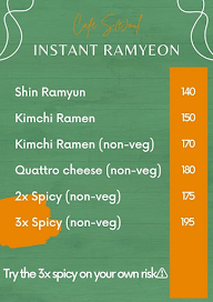 Cafe S(e)oul menu 8