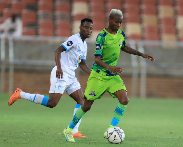 Katlego Otladisa of Marumo Gallants during the DStv Premiership match between Marumo Gallants FC and Cape Town City FC.