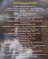 Piranha Lounge & Bar menu 1