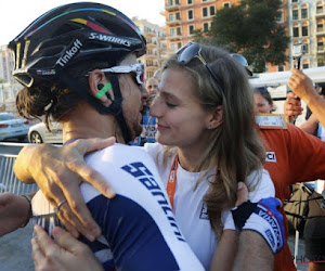 Peter Sagan en vrouw Katarina in een wel zéér bijzondere outfit naar galabal UCI