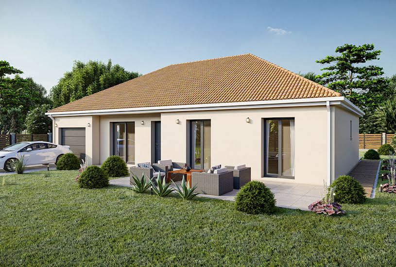  Vente Terrain + Maison - Terrain : 1 400m² - Maison : 87m² à Beauvoir-sur-Niort (79360) 