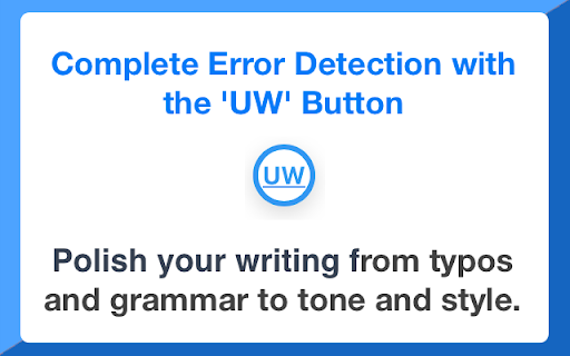 UpWrite AI: Proofreads all Texts in Browser