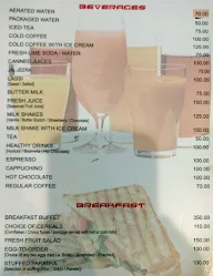 Patio Cafe, The Grand Radient menu 1