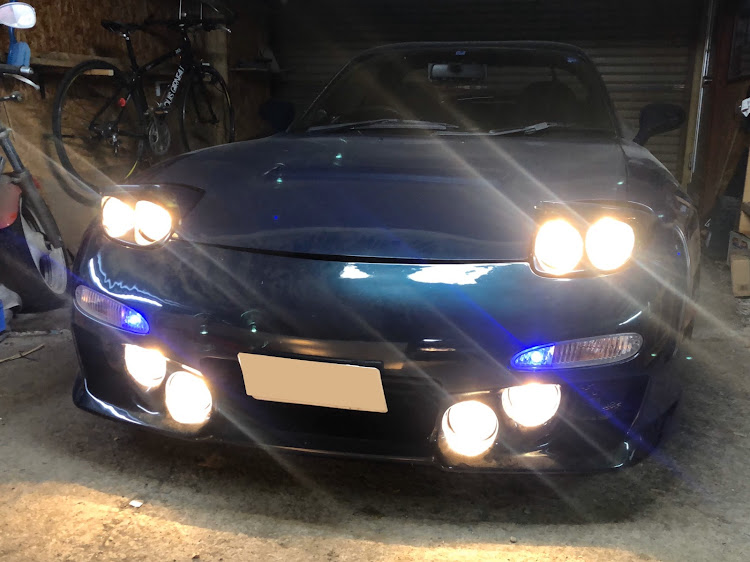 RX-7のリトラクタブル・ヘッドライト・4BEAM・DIY・RX-7・ナイト