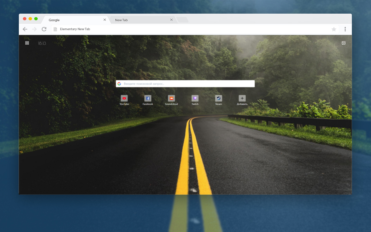 Elementary New Tab Preview image 1