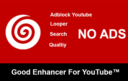 Good Enhancer For YouTube™| Youtube Adblocker small promo image