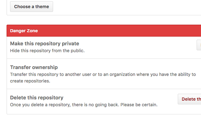 GitHub Danger Zone Destroyer Preview image 0