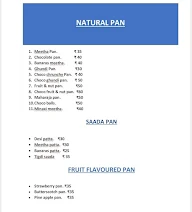 Natural Pan menu 1