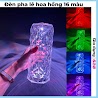 Đèn Ngủ Để Bàn Cảm Ứng Đèn Pha Lê Led Dáng Đứng 16 Màu Rgb