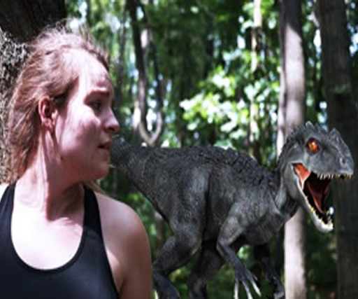 Indo Raptor Jurassic Dinosaur Photo Maker