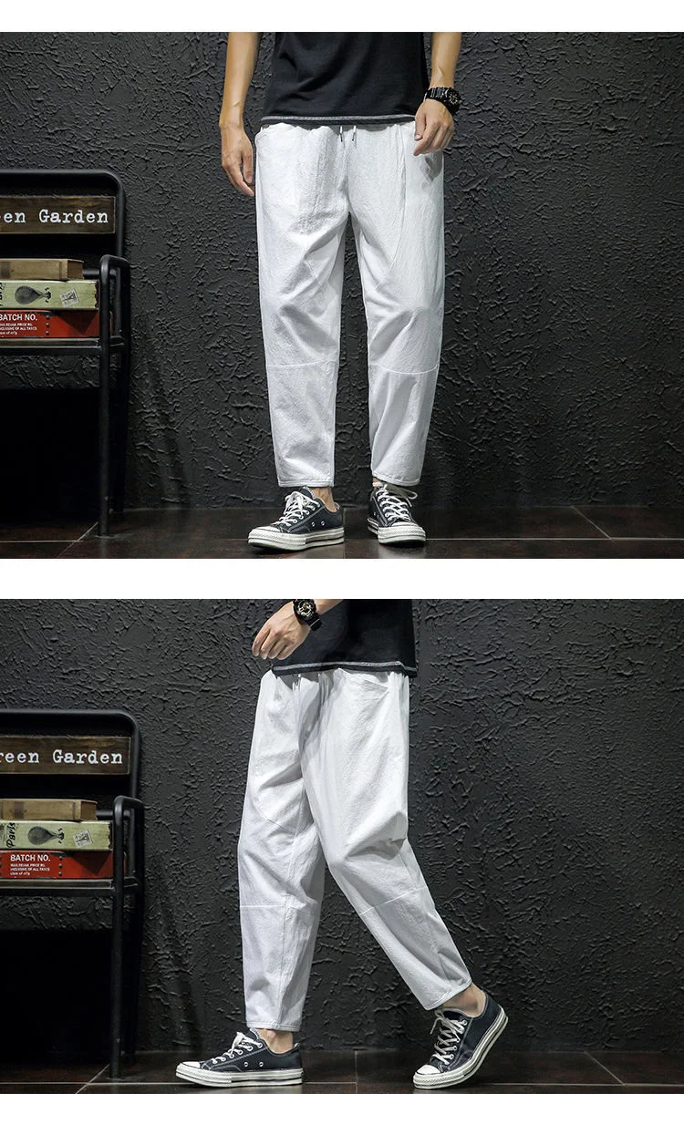 Title 9, Pantalones de verano cortos de algodón y lino p...
