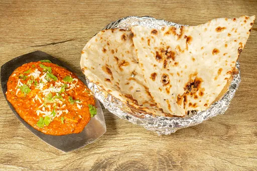 2 Butter Naan With Paneer Butter Masala [250 Ml]