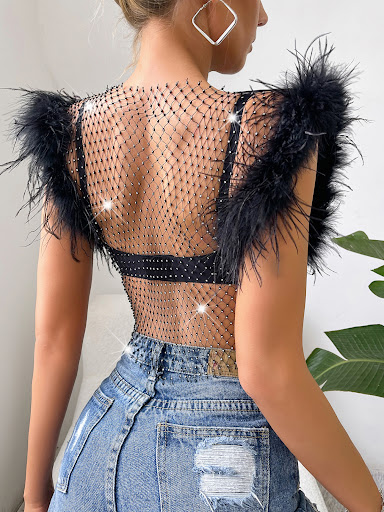 Title 11, Womens Fashionable Slim-fit Diamond Super Shin...