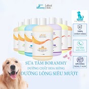 Sữa Tắm Cho Chó Mèo Borammy Dưỡng Chất Hoa Hồng Nuôi Dưỡng Lông Loại 500Ml