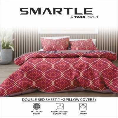 Smartle Impression Double Bedsheet Imper Pack Of 1