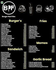 Burger Pan Fries- BPF menu 1