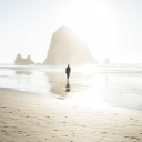 Standing on sea water