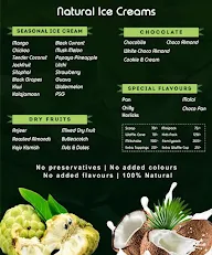 Gatox Natural Ice Cream menu 5