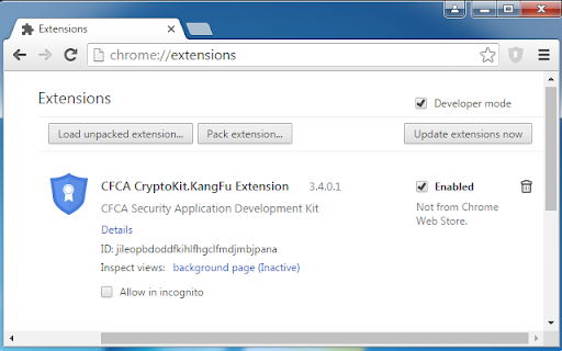 CFCA CryptoKit.KangFu Extension
