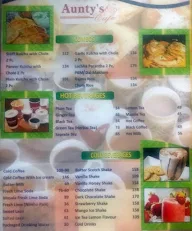 Aunty's Cafe menu 4