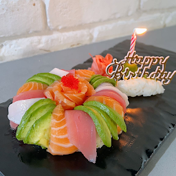 Birthday Sushi Cake