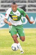 PROMISING START: Bafana striker Dino Ndlovu.
    
      PHOTO: Gallo Images