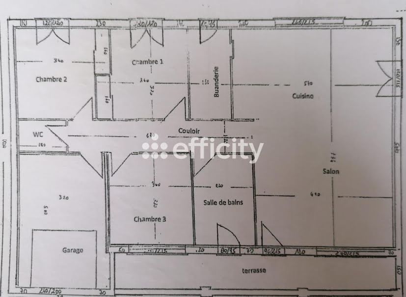 Vente maison 4 pièces 93 m² à Ménesplet (24700), 155 000 €