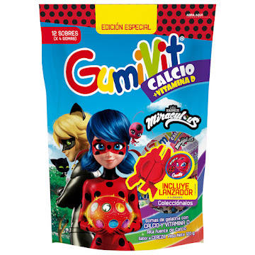 Gomas Gumivit Lady Bug Calcio + Vitamina D x 120 gr  