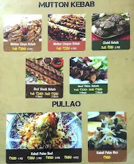 Afghani kebab express menu 1