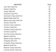 Gopal Vada Pav menu 2