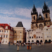 Praga piazza dell'orologio  di 