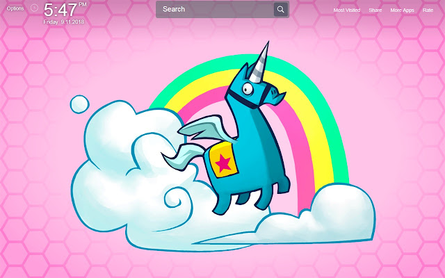 Unicorn Wallpapers Theme New Tab