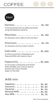 Greko Espresso Bar menu 3