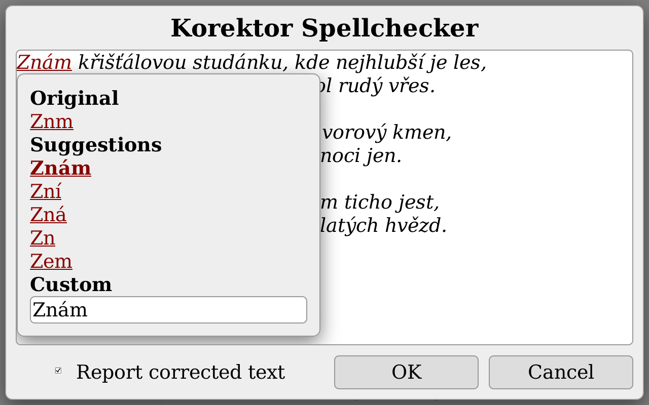 Korektor Spellchecker Preview image 1