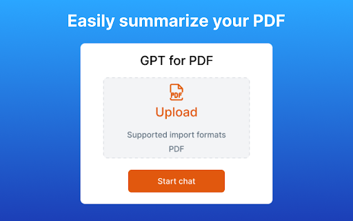 Chatgpt PDF | Ask your pdf