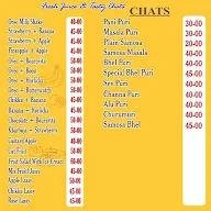 Lakshmi Juice & Chats menu 2