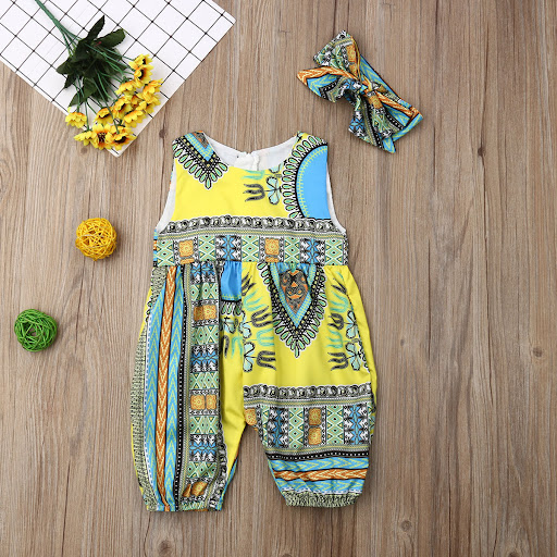 Title 5, African Ethnic Characteristic Printed Fashion G...