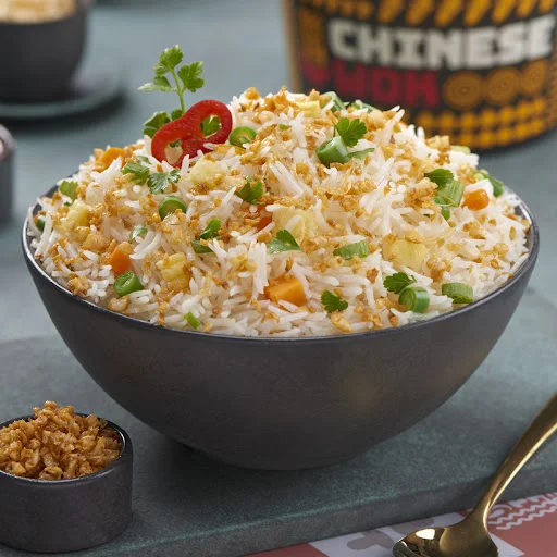 Veg Burnt Garlic Fried Rice - Full (1000 Ml)