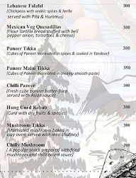 The Glen menu 3