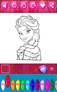 Princess Coloring Book Screenshot