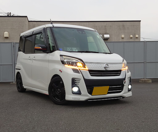 デイズルークス B21aのエアロ取付 車高調 ナンバーステー よろしくおねがいしますに関するカスタム メンテナンスの投稿画像 車 のカスタム情報はcartune