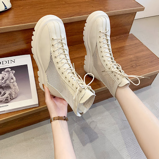Title 5, Martin Boots Thin Section Breathable Thick-Sole...