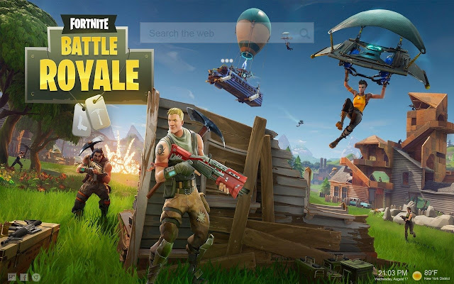 Fortnite Season 8 HD Wallpaper Chrome Theme